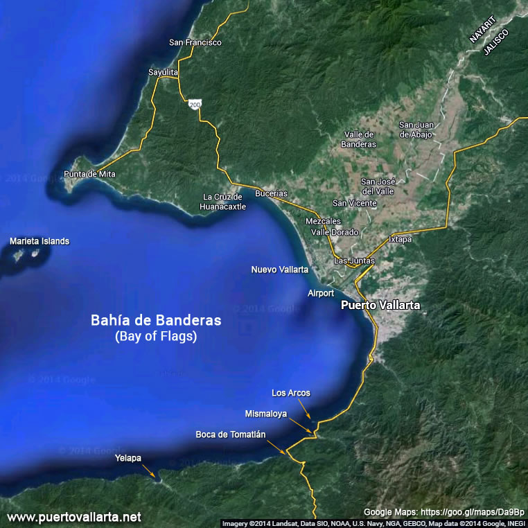 La región de Puerto Vallarta – Bahía de Banderas.